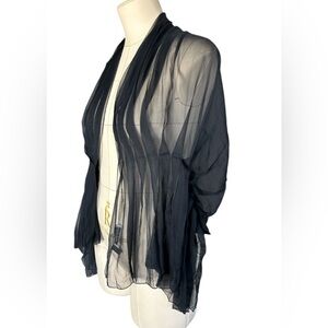 Giorgio Armani Le Collezioni silk pleated scarf